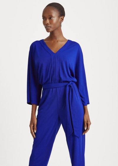 Women's Ralph Lauren Jersey Dolman-Sleeve Jumpsuits | 439526EUI